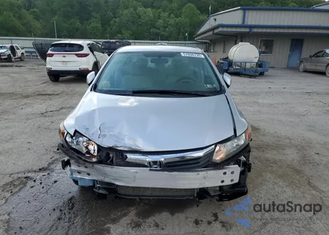 2012 Honda Civic Lx z USA, uszkodzony, nr VIN 2HGFB2F55CH564604